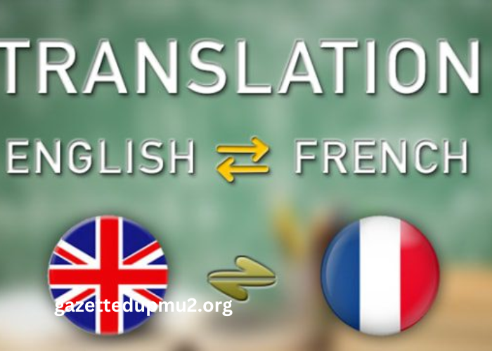 Translate English to French